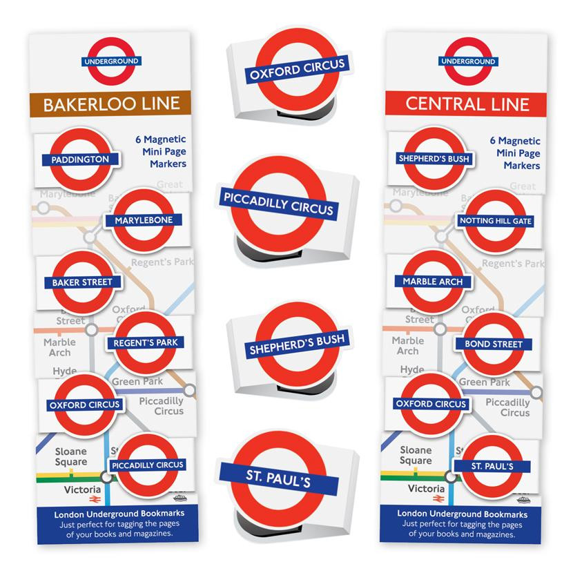 London Underground Bookmarks
