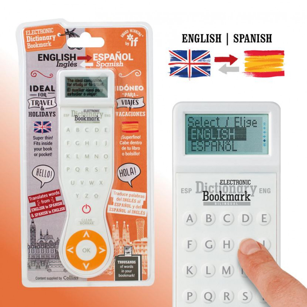 Electronic Dictionary Bookmark Travel Dual Language Translate IF