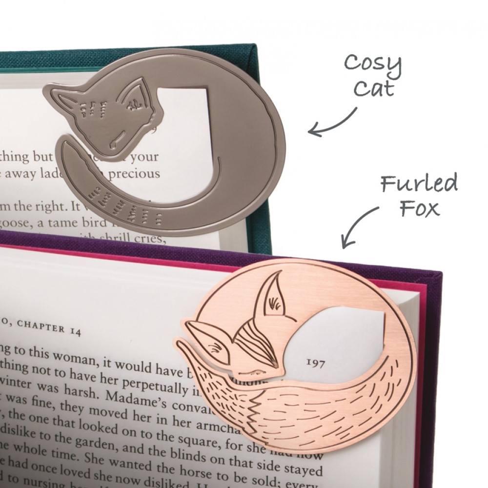 Bookmarks by IF Teeth Marks Curled Up Corners Bookaroo Glasses or Pen Holder 