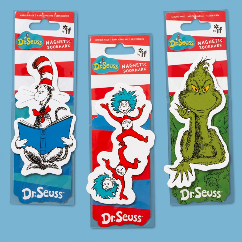 Dr Seuss Bookmarks|Magnetic Character Pagemarkers|IF