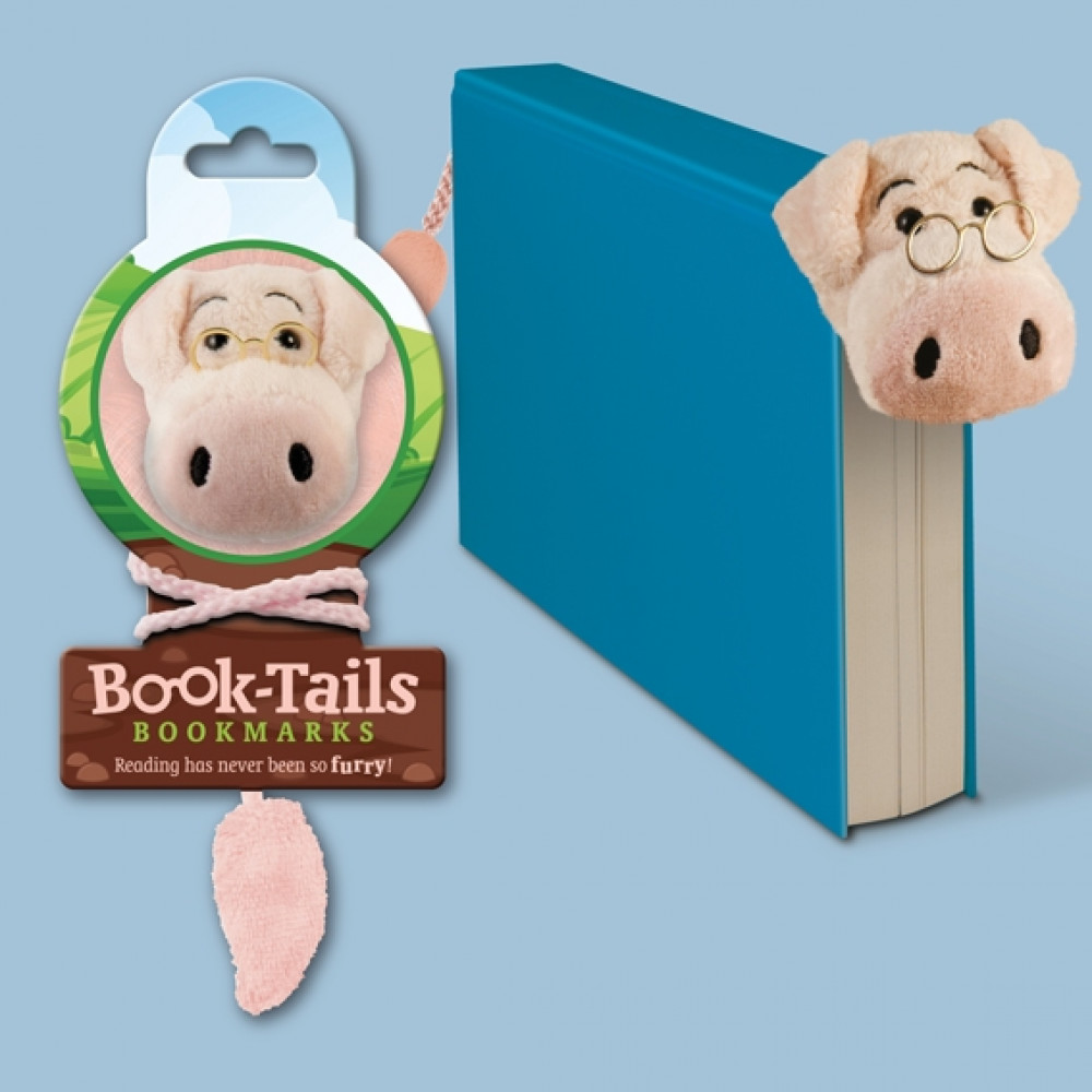 Dog IF Animal Book-Tails Bookmark Gifts for Kids Soft Plush