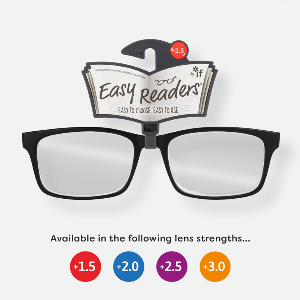 Easy Readers Dayfarers Black Reading Glasses IF
