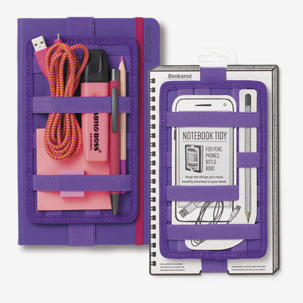 Purple Bookaroo Notebook Tidy 