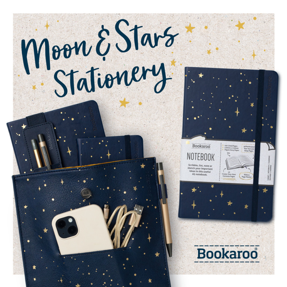 Funda para libros Bookaroo Moon & Stars, Comprar libro en Librería CRISOL