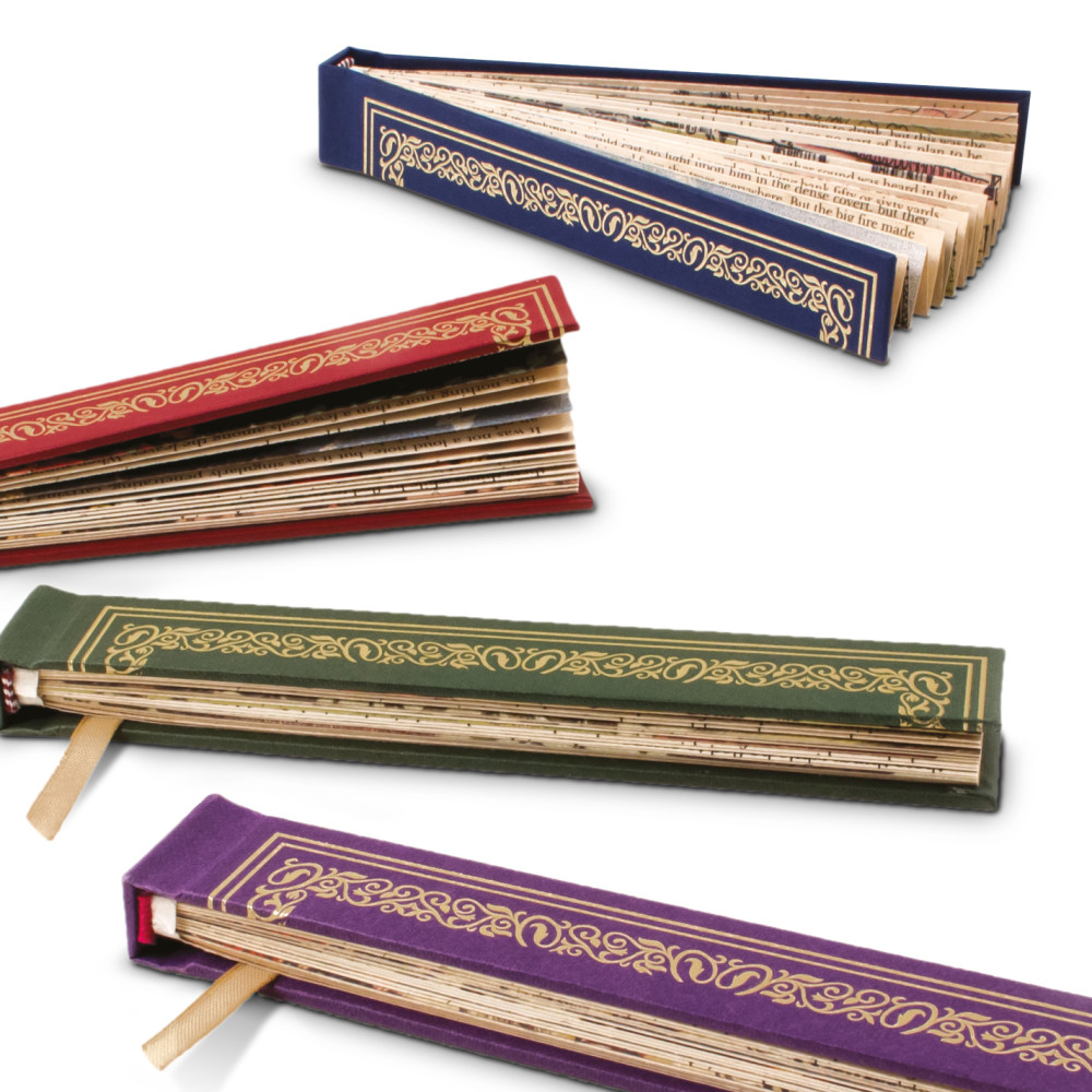 Book Fans Travel Hand Folding Paper Fans IF