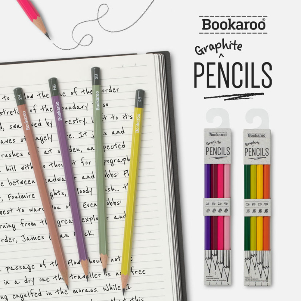 Bookaroo Graphite Pencils, Stationery
