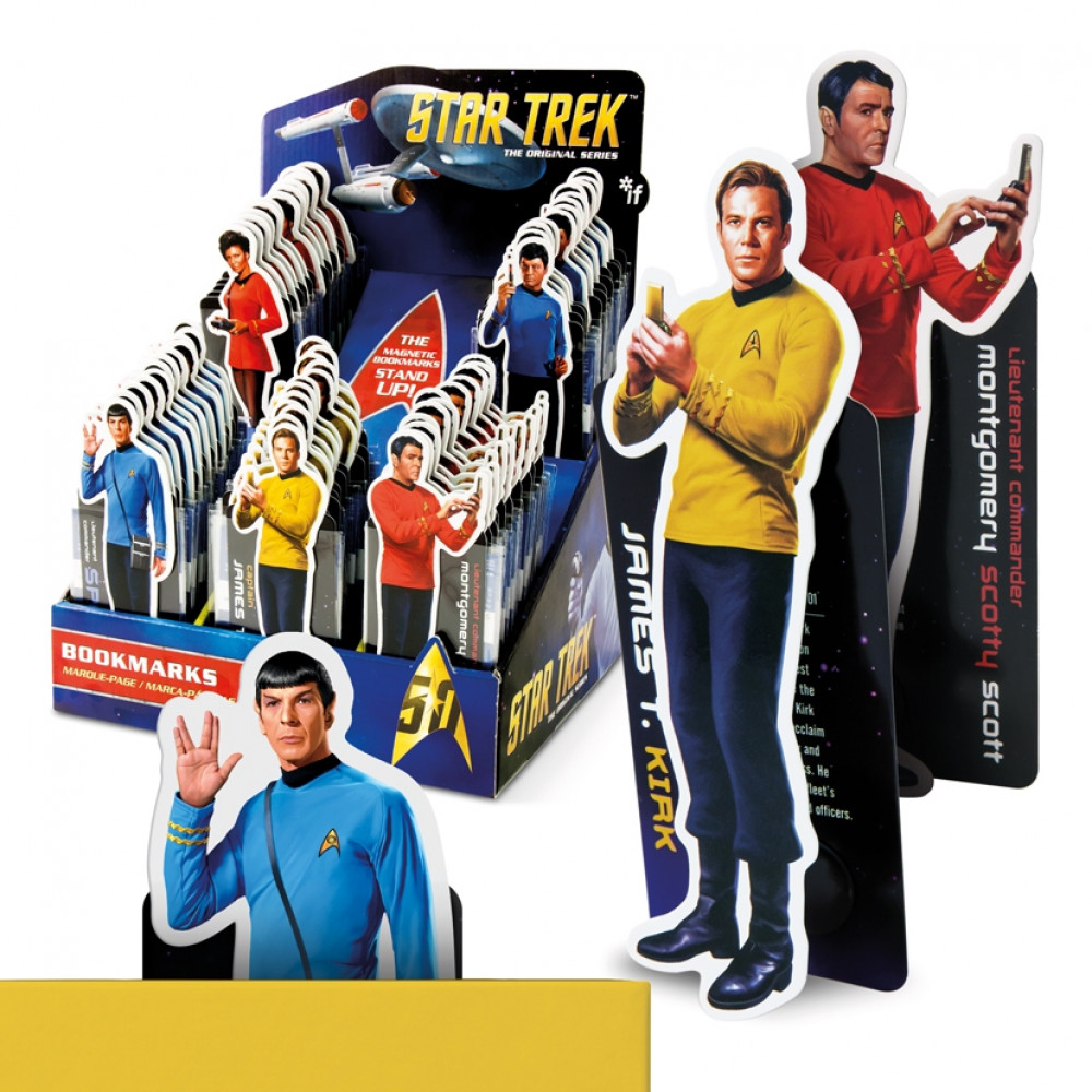 Star Trek Magnetic Bookmarks – Classic Cult TV Series - IF