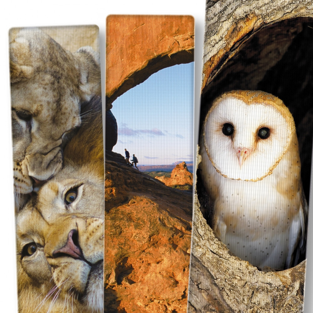 National Geographic 3D Bookmarks Lenticular Bookmark IF