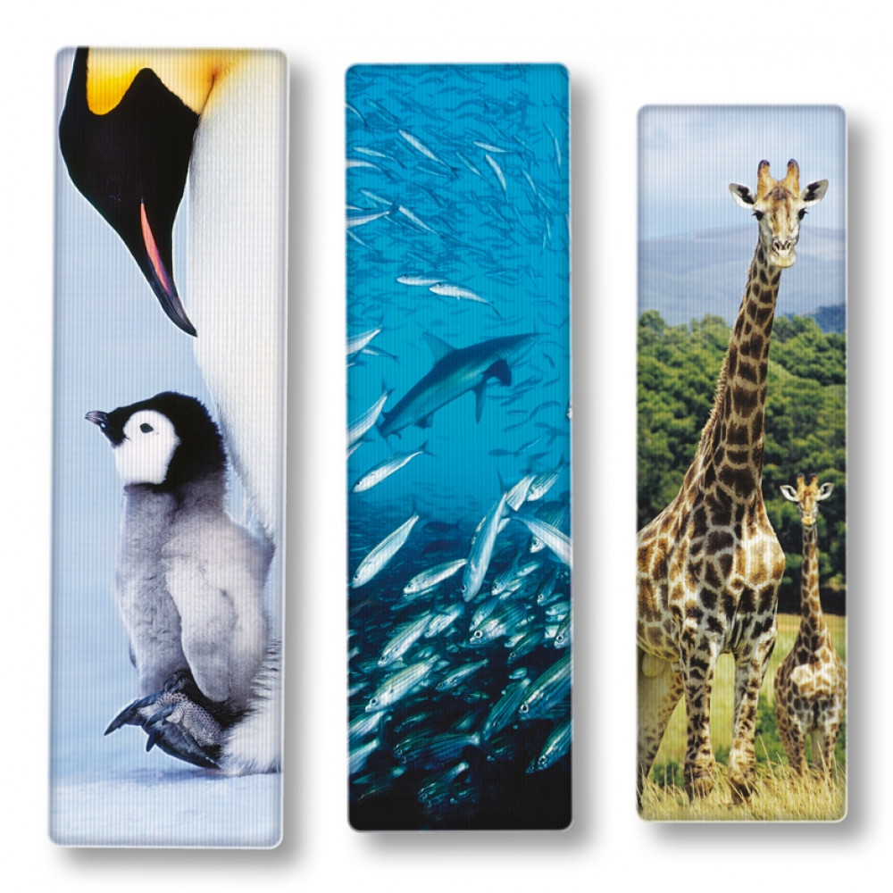 National Geographic 3D Bookmarks Lenticular Bookmark IF