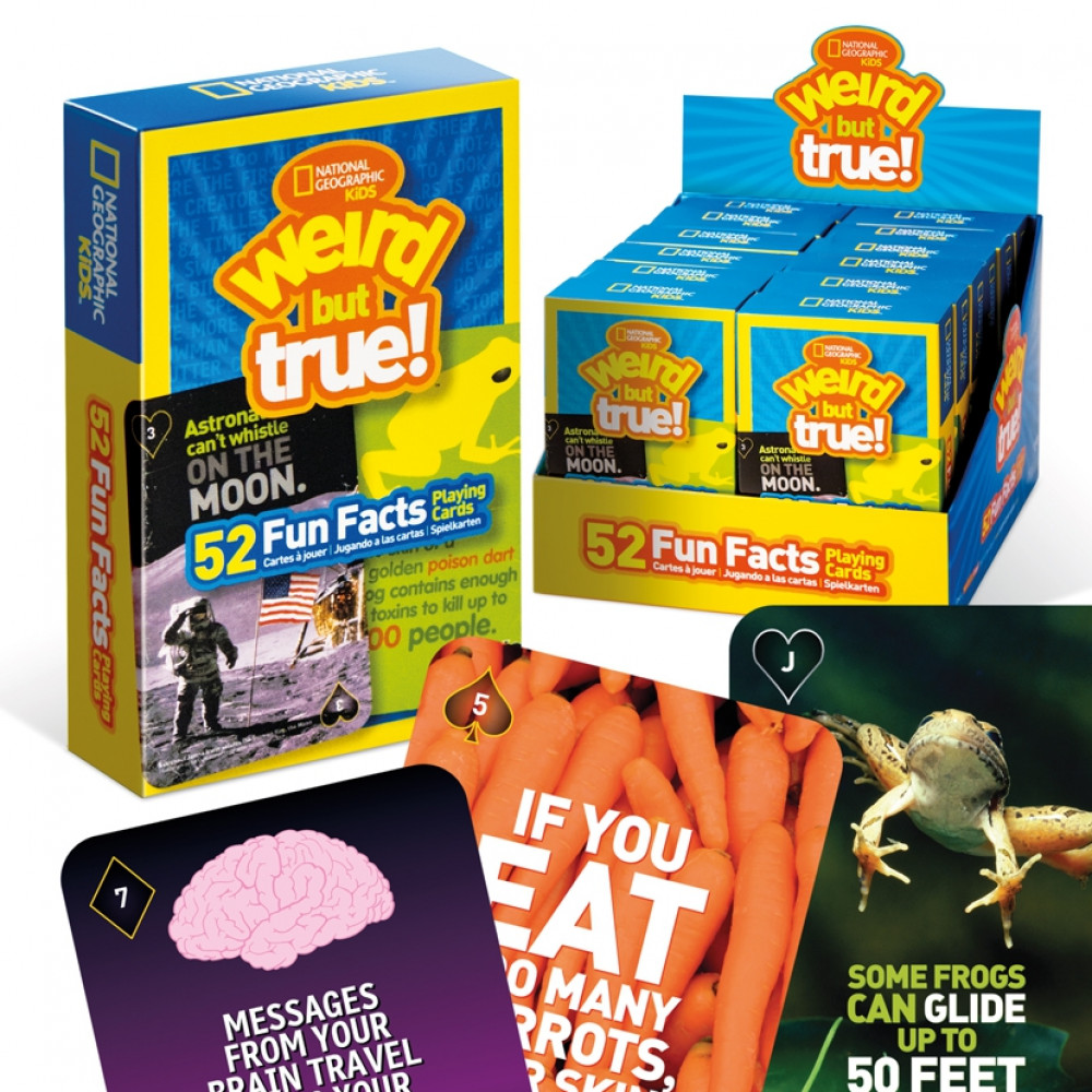 National geographic kids weird but true playing cards if