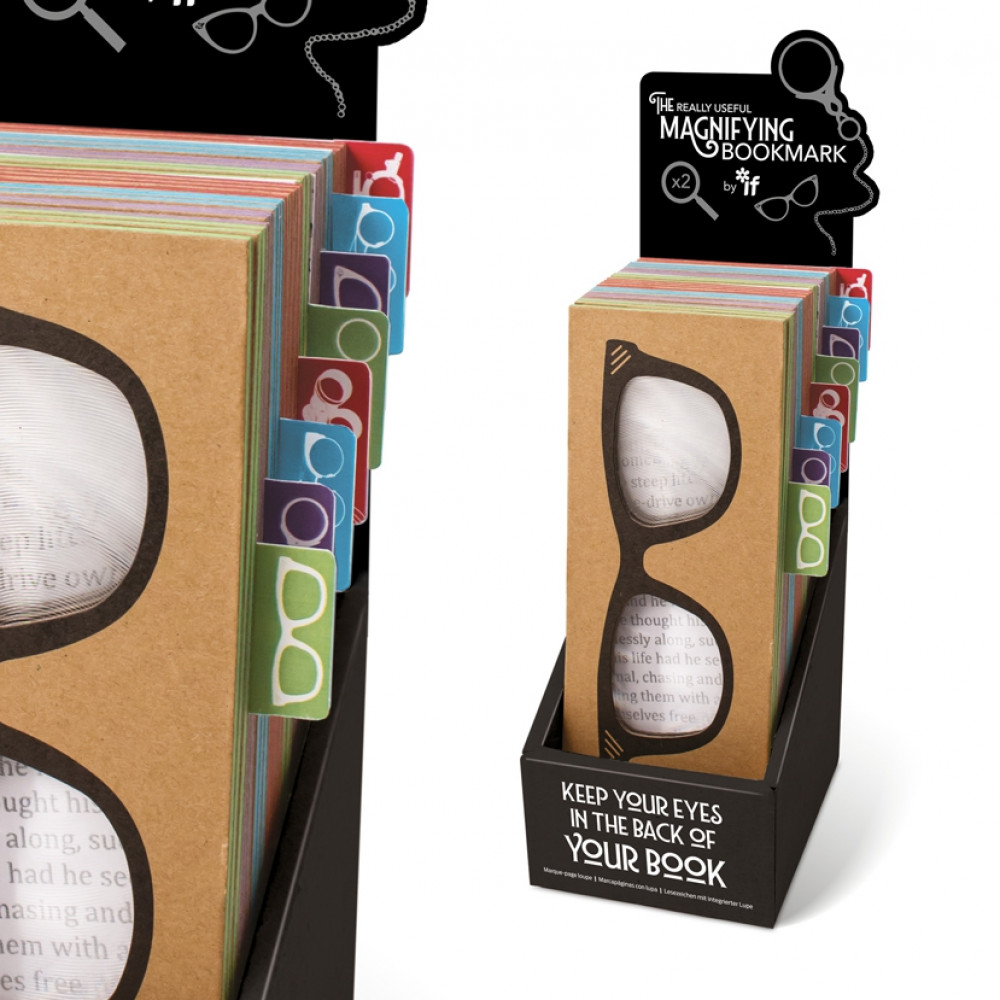 The Really Useful Magnifying Bookmark Bookmark Fresnel Magnifier Gift