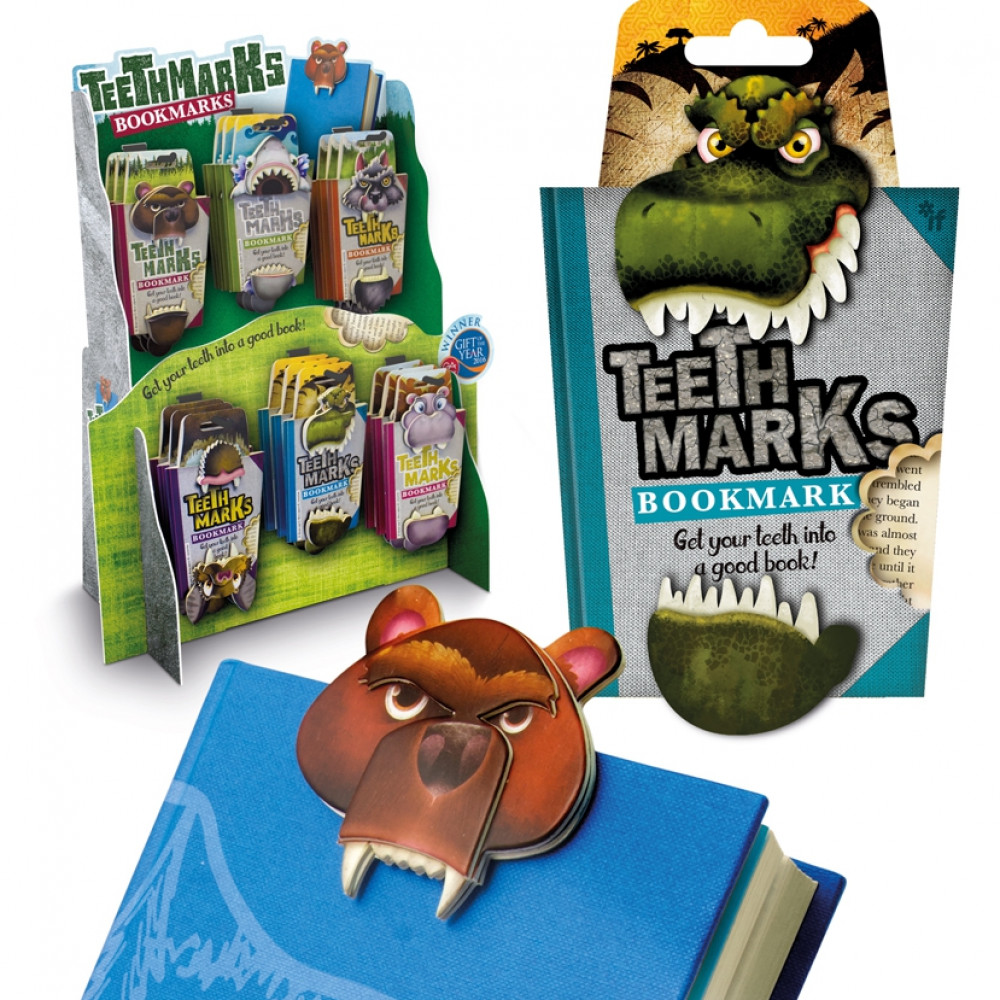 TeethMarks Bookmarks Animal Bookmark Gift of the Year Winner IF