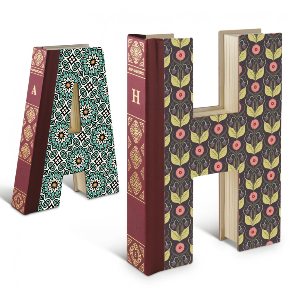 Carnet En Forme De Lettre O - Papeterie Originale, Couverture Rigide à Motifs, Idée Cadeau Créative