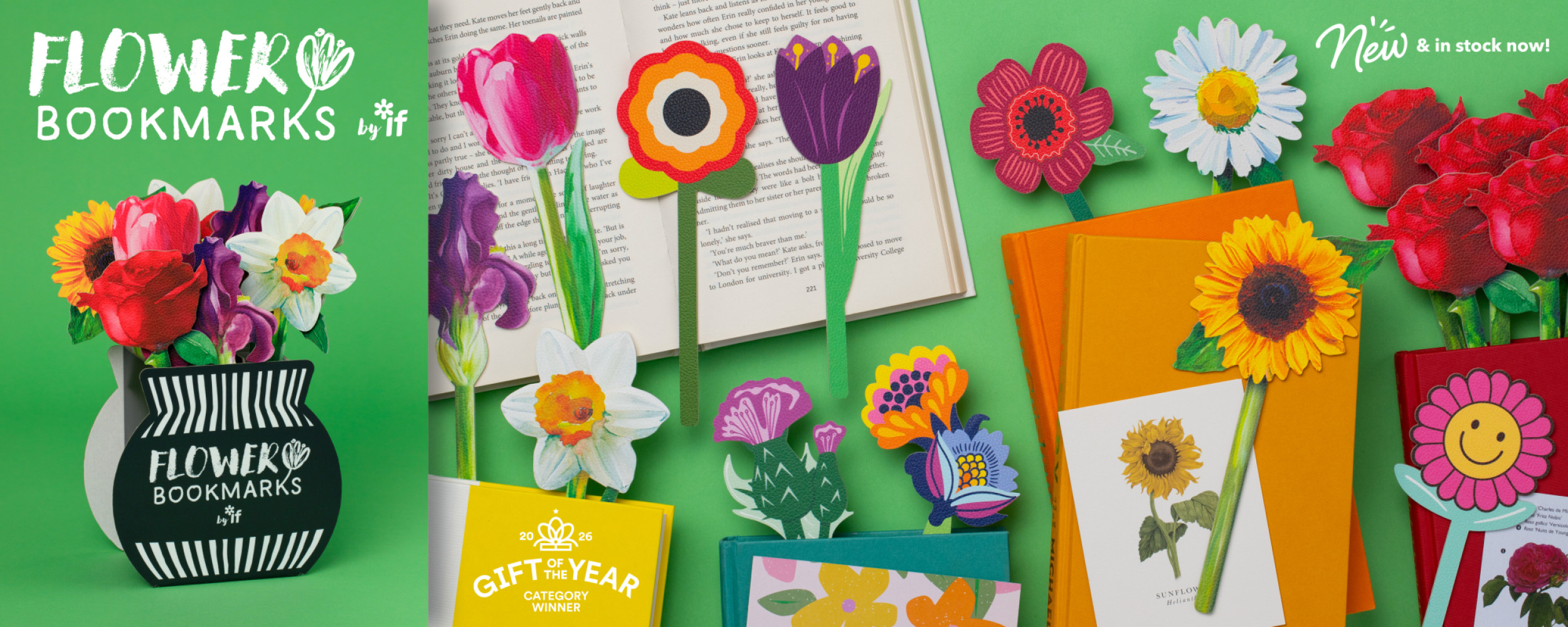 165 - Flower Bookmarks by IF Homepage Banner Desktop v2