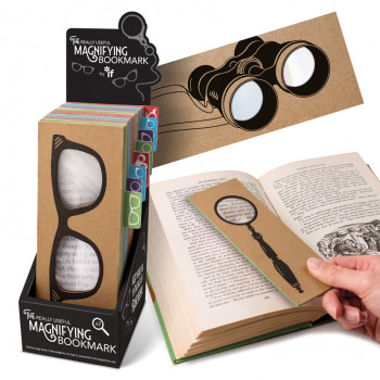 Magnifying glass flat  sheet page bookmark A5 magnifier fresnel NEW 